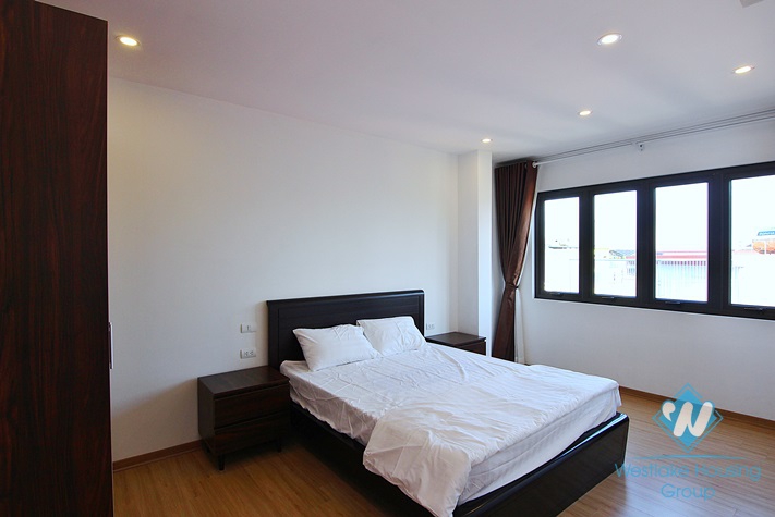 Spacious three bedrooms apartment for rent in An Duong Vuong, Tay Ho
